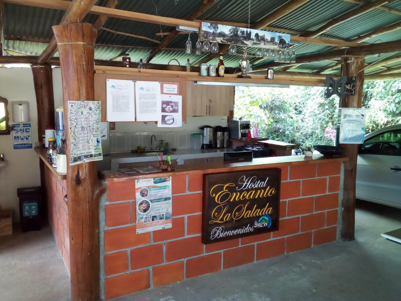 Hostal Encanto La Salada Jardin Luaran gambar